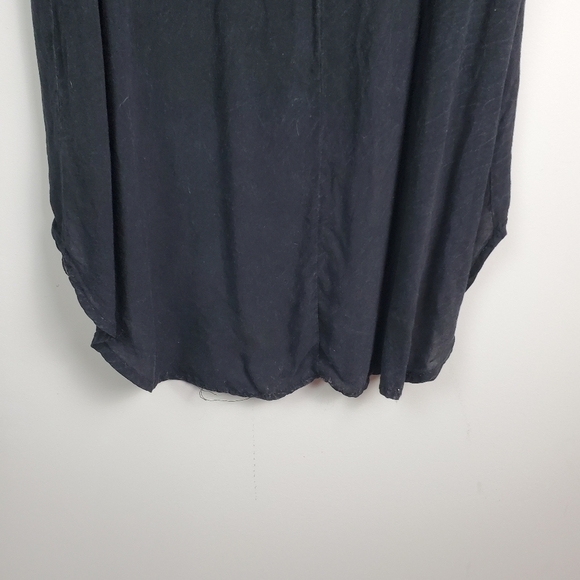 Copper Key Black Rayon Tunic Dress Top Small - Picture 4 of 5